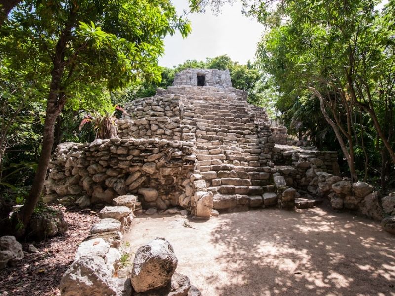 Ruinas Mayas del parque Xcaret